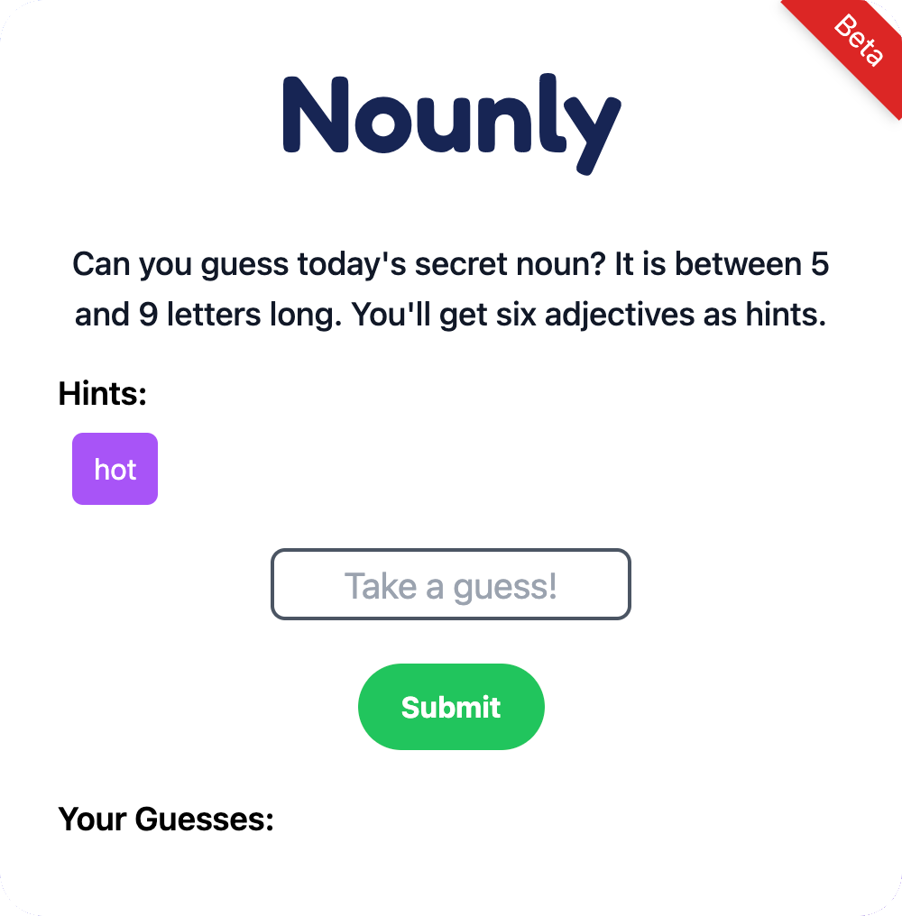 Nounly Puzzle